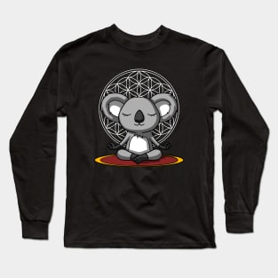Koala Bear Meditation Long Sleeve T-Shirt
